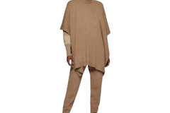 Buy Now: 10 Pc/ $3980 Value Boss Turtleneck Poncho Virgin Wool Cashmere