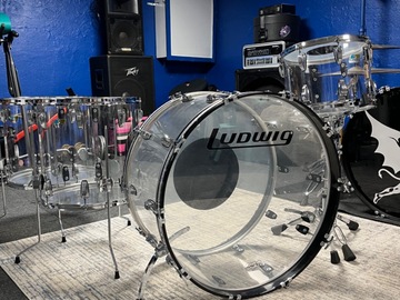 Selling with online payment: Ludwig Clear Vistalite Zep Kit