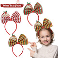 Comprar ahora: 50pcs Christmas bow headbands for children and adults decoration