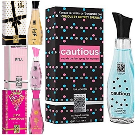 60 pcs Women's closeout designer inspired perfumes