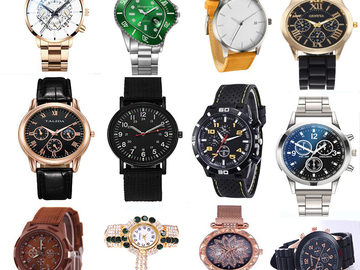 Comprar ahora: 200PCS Women's Men's Steel leather and Nylon Quartz Watch
