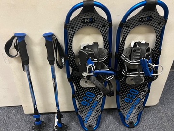 Rent per day: Large snowshoes with trekking poles