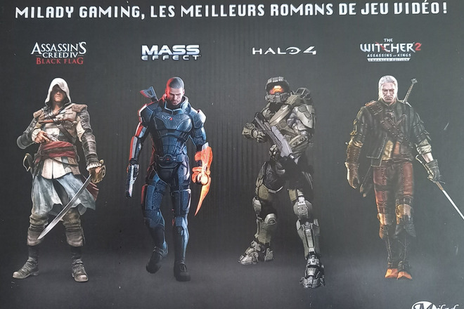 Lot de 12 Images cartonnées Héros de jeux vidéo