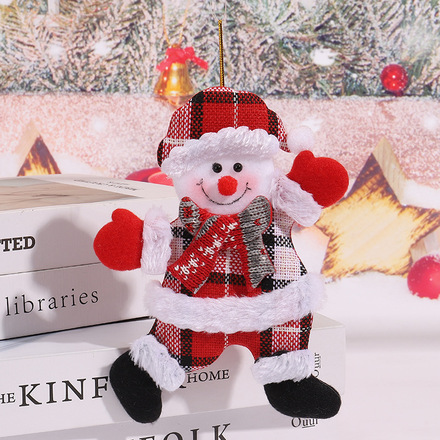 100pcs Christmas decoration pendant Christmas little doll dancing
