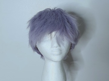 Selling with online payment: Unused Purple-Gray Short Wig. Opened but unworn.