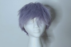 Selling with online payment: Unused Purple-Gray Short Wig. Opened but unworn.
