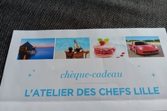 Vente: e-Carte cadeau L'Atelier des Chefs - Lille (118€)