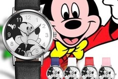 Bulk Lots: 35 Pcs Cute Cartoon Mickey Quartz Wristwatches