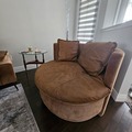 Individual Seller: Leather Suede Sofa Chair