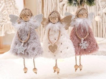 Comprar ahora: 40 Pcs Angel Doll Christmas Tree Hanging Pendant Ornament