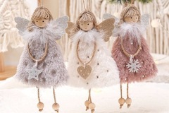 Comprar ahora: 40 Pcs Angel Doll Christmas Tree Hanging Pendant Ornament