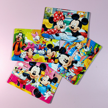 200pcs Children's cartoon mini puzzle early education toy