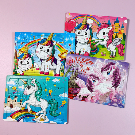 200pcs Children's cartoon mini puzzle early education toy