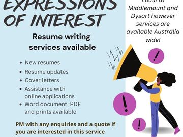 Free Service: Resume Writing, Cover letters, Online Marketing