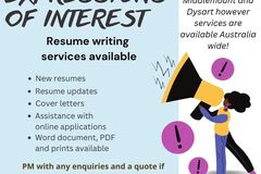 Free Service: Resume Writing, Cover letters, Online Marketing