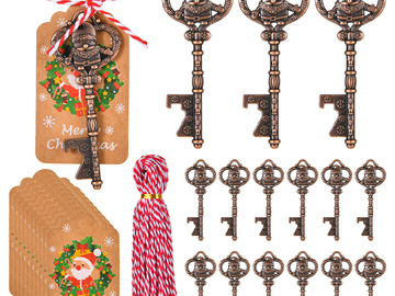 Buy Now: 100 Pcs Christmas Pendant Keychain Bottle Opener