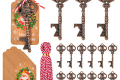 Comprar ahora: 100 Pcs Christmas Pendant Keychain Bottle Opener