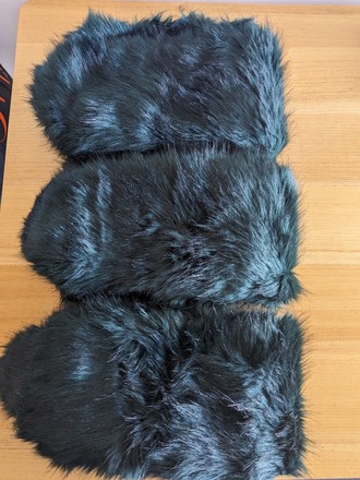 Green fur new arrivals stole