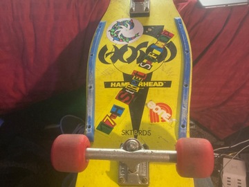 Selling with online payment: Hosoi vintage skull skates hammerhead 