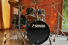 Selling with online payment: Sonor Designer series Maple Light shell Stain Green 6 piece