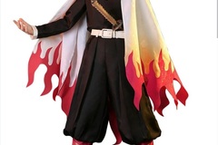 Selling with online payment: DokiDoki-SR Anime Demon Slayer: Kimetsu no Yaiba Cosplay Rengoku 