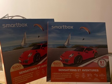 Vente: 2 coffrets Smartbox "Sensations et Aventures" (99,80€)