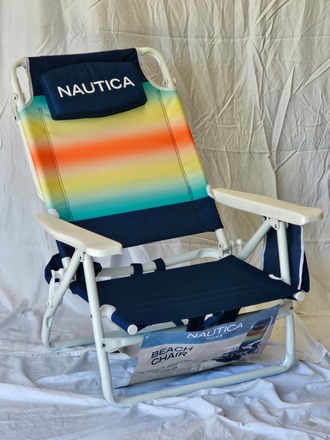 Nautica folding beach chair top