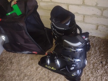 Winter sports: Rossignol Salto Ski boots size 12 with carrier