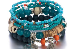 Buy Now: 50pcs colorful multi-layer elastic rice beads bracelet [Product 