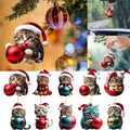 Comprar ahora: 100 Pcs Cute Cat Acrylic Pendant Christmas Ornament