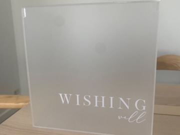 Selling: Frosted Acrylic Wishing Well