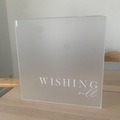 Selling: Frosted Acrylic Wishing Well