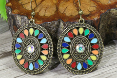 Buy Now: 60 Pairs Vintage Bohemian Colorful Women's Earrings