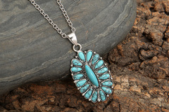 Buy Now: 40 Pcs Vintage Turquoise Pendant Necklace