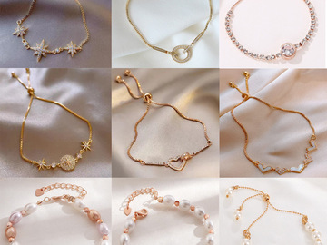 Bulk Lots: 100pcs fashion retro fashion pearl bracelet