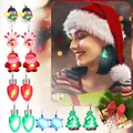 Buy Now: 40 Pairs Christmas Party Santa Light Up Earrings