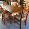 Individual Seller: Solid Wood Country Pine Table + Chairs Set