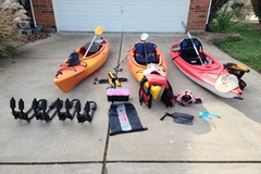 Renting out with online payment: COMPLETE Kayak Set (Set of 3)