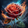 Selling: Burning rose