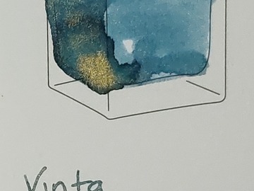 Selling: 2.5ml Vinta Overcast Blue (Hello Rain) Shimmer Ink Sample