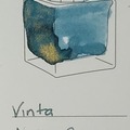 Selling: 2.5ml Vinta Overcast Blue (Hello Rain) Shimmer Ink Sample