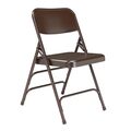 Renting out with online payment: Brown Metal Folding Chairs (Set of 15)