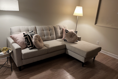 Individual Seller: Beige Sectional Couch
