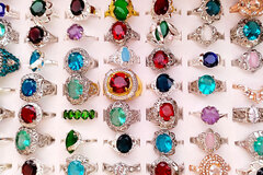 Buy Now: 100pcs Color mixed women's index finger ring