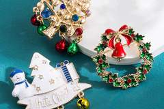 Buy Now: 60PCS -- Christmas Brooch -- Tons of Styles $2.63 per item