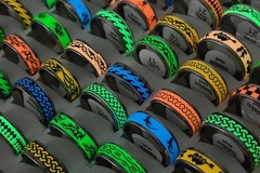 Buy Now: 200 Pcs Colorful Luminous Stainless Steel Rings
