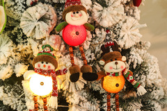 Buy Now: Glowing Santa, Snowman, and Reindeer Hanging Figurine Ornaments