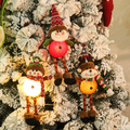 Comprar ahora: Glowing Santa, Snowman, and Reindeer Hanging Figurine Ornaments