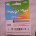 Vente: Carte Google Play (100€)