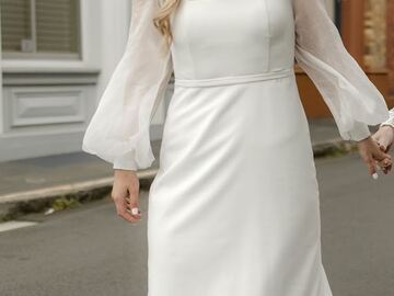 Selling: Custom Designed Wedding Dress - size 10 